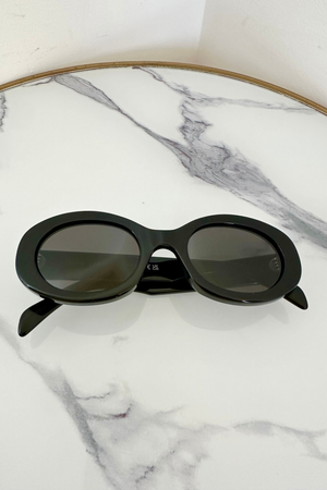 Triomphe Black Acetate Sunglasses - BNWT