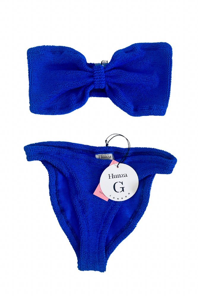 Blue Bandeau Bikini Set One Size - New with Tag