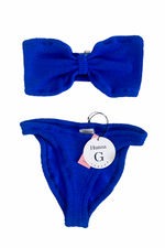 Blue Bandeau Bikini Set One Size - New with Tag