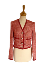 Boucle Tweed Cropped Jacket Size 6 - BNWT