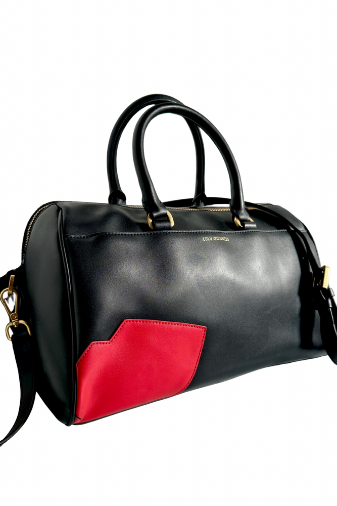 Leather Weekend Bowling Bag - Preloved