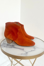 Suede Western Style Ankle Boots Size 8 - Unworn
