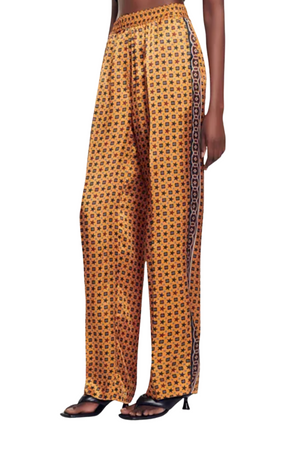 Straight Leg Satin Trousers Size 36 - New with Tags