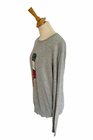 Lollipop Embellished Sweater Size L (UK 14) - Preloved
