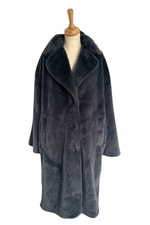 Faux Fur Coat Size 12 -  New with Tags
