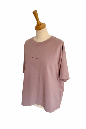 Logo Pink Cotton T Shirt Size L - BNWT