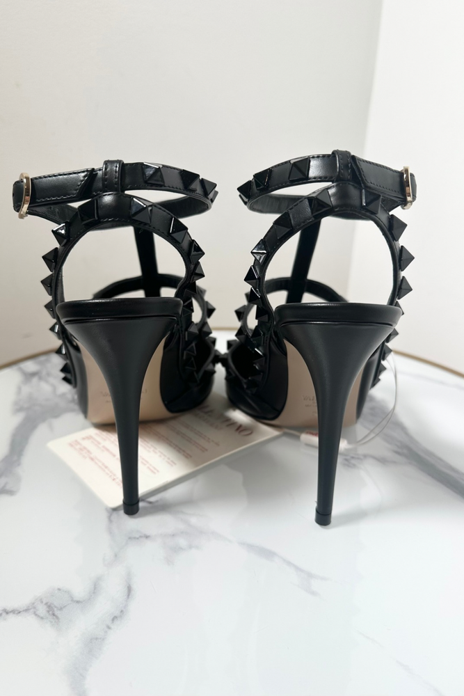 Rockstud Ankle Strap Heel Sandals Size 38.5 - BNWT