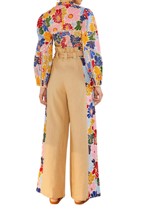 Sunny Daisies Wide Leg Trousers Size M - BNWT