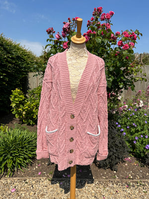 Cable Knit Cardigan Size XS - Unworn