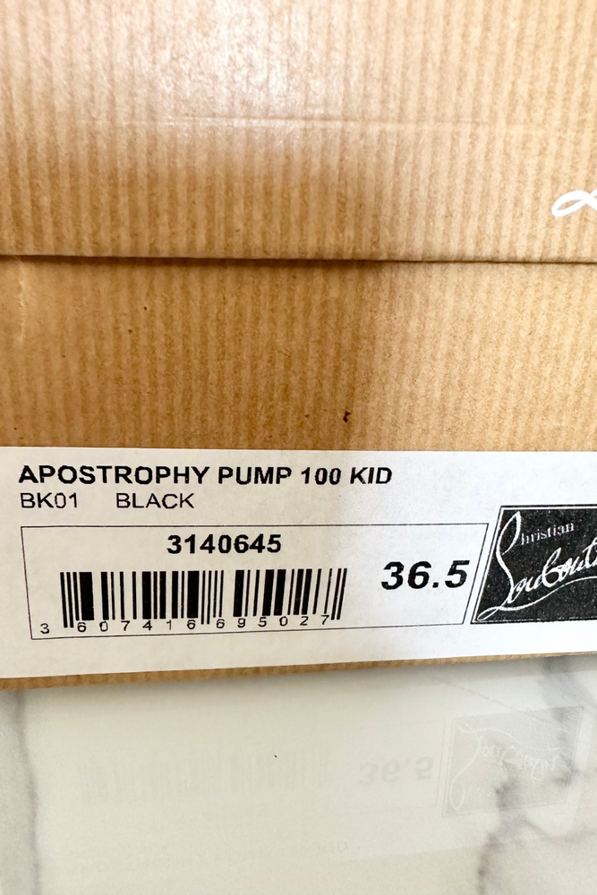 Black Louboutin Heels Size UK 3.5 - Preloved