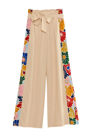 Sunny Daisies Wide Leg Trousers Size M - BNWT