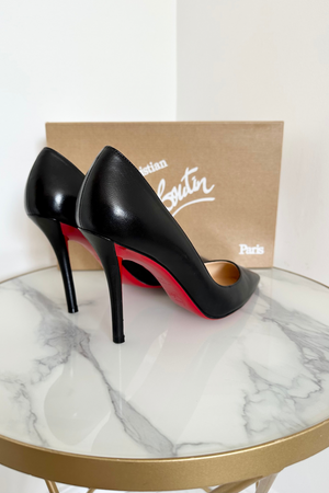 
            
                Load image into Gallery viewer, Black Louboutin Heels Size UK 3.5 - Preloved
            
        