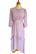 Chiffon Ruffle Midi Dress Size 8 - BNWT