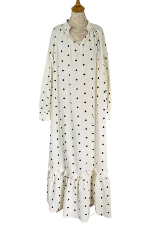 Cotton Smock Maxi Dress Size 12 - BNWT