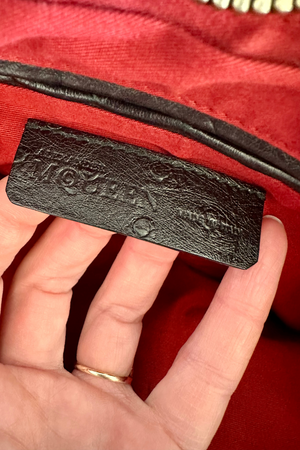 Large Leather Clutch / Wristlet - Preloved