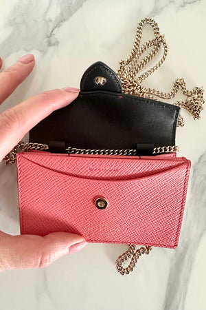 Small Leather Purse on a Chain - Unworn