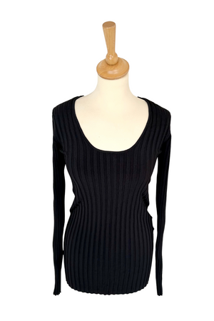 
            
                Load image into Gallery viewer, Ribbed Fitted Sweater Size XS, S, M &amp;amp; L - BNWT
            
        