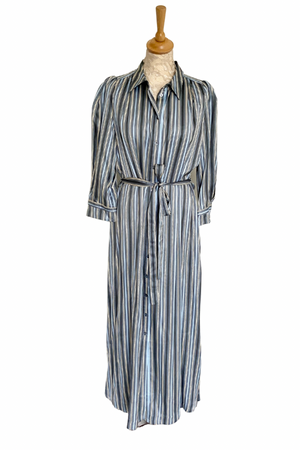 Striped Midi Shirt Dress Size 10 - BNWT