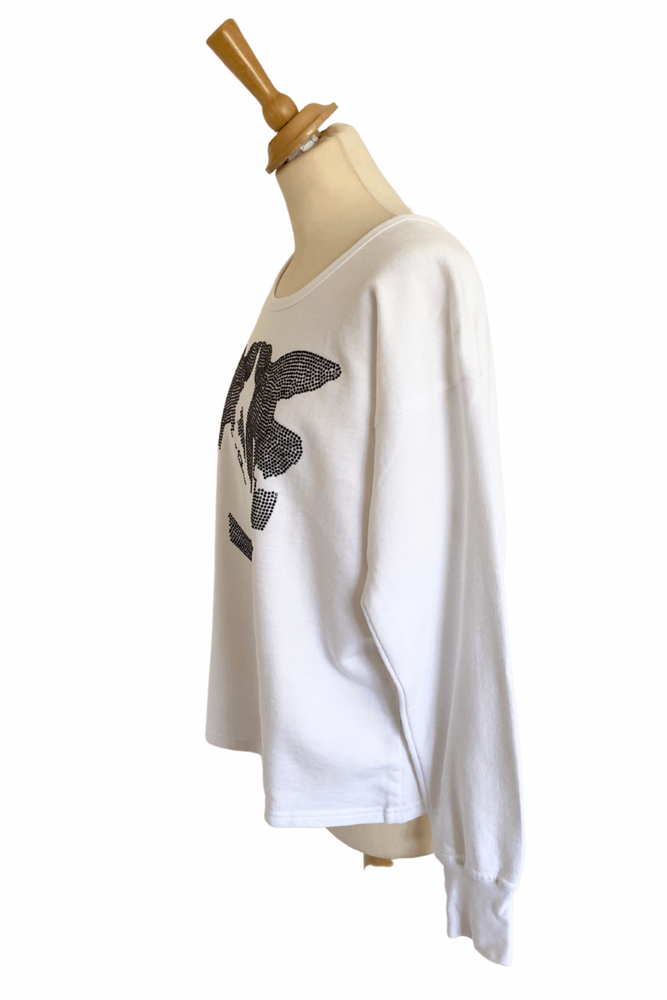 Cotton Sweatshirt Pinko Birds Size M - BNWT